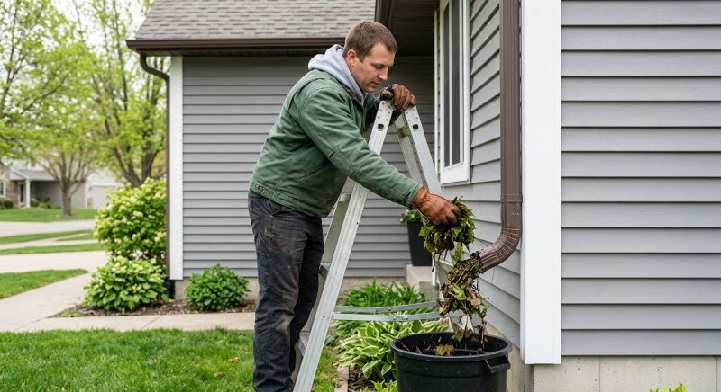 Gutter Downspout Unclogging in Annapolis, MD