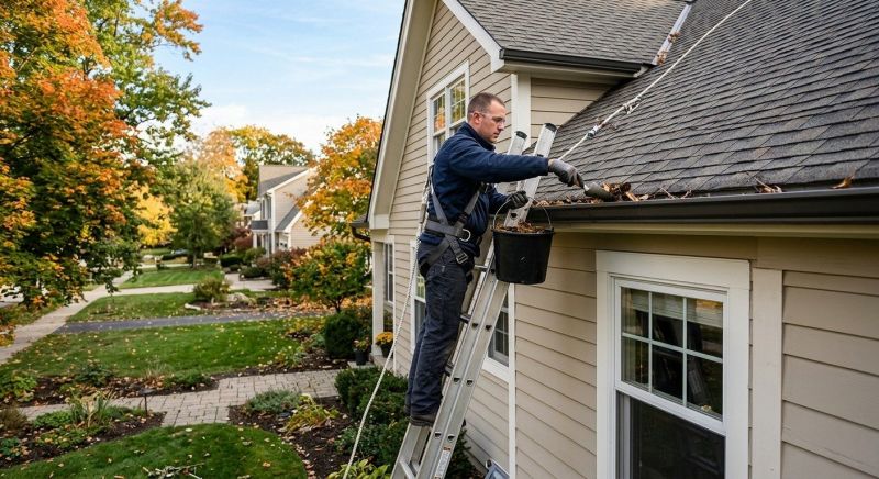 Gutter Downspout Unclogging in Rochester, NY