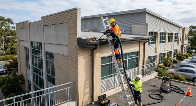 Industrial Gutter Cleaning in Sacramento, CA