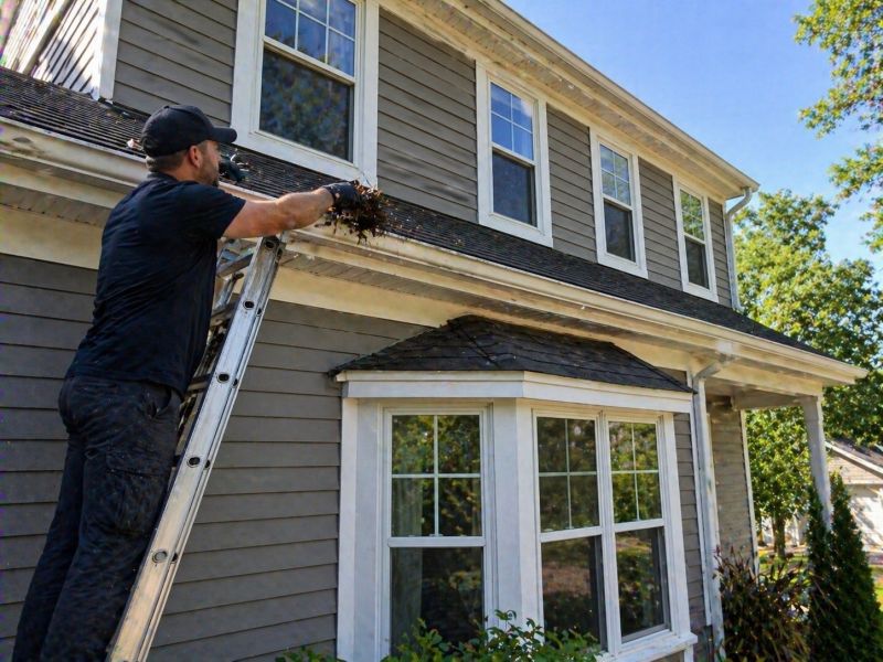 Downspout Blockage Removal in Frederick, MD