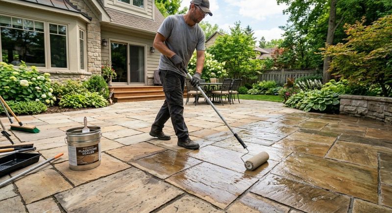 Flagstone Sealing in Renton, WA
